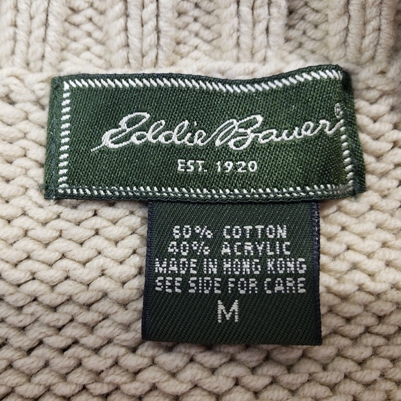 Eddie Bauer Knitted Zip Sweater - Picture 4 of 5
